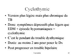 cyclothymie